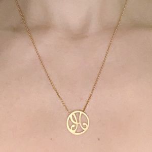 K Kane Mini "H" Initial Pendant